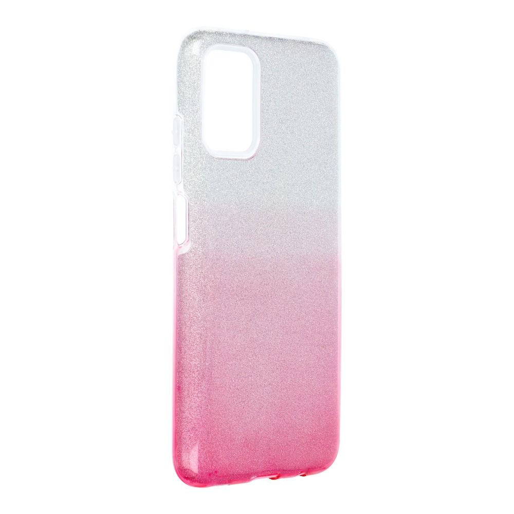 Silikoon Forcell Shine Samsung A035F/ Galaxy A03s (läbipaistev/roosa)