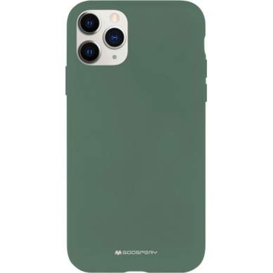 Silikoon "Mercury Silicone" iPhone 14 (roheline)