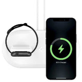 Laadia Spigen Mag Fit Duo iPhone + AppleWatch, MagSafe (valge)