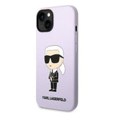 Karl Lagerfeld Ümbris KLHCP14SSNIKBCU Iphone 14 (lilla)