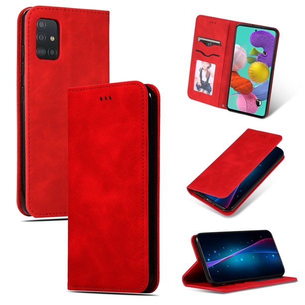 Ümbris kaanega Business Style Samsung A725 / A72 (punane)