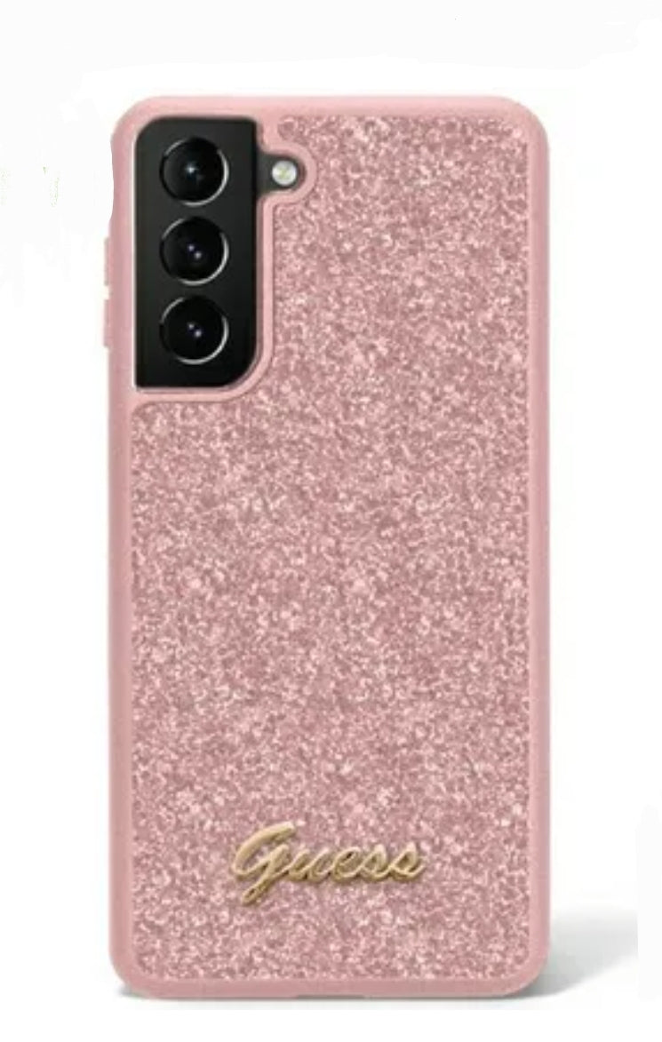 Ümbris Guess GUHCS23MHGGSHP Samsung Galaxy S23 Plus (roosa glitter / Logo )