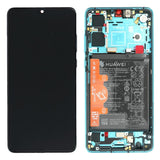 Varuosa Huawei P30 Pro ekraan+korpus+aku Aurora (service pack)