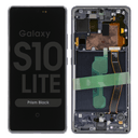 Varuosa Samsung G770F / Galaxy S10 lite LCD ekraan raamiga originaal (Prism Black)