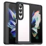 Space Case Samsung F936 Z Fold 3 5G (läbipaistev/must)
