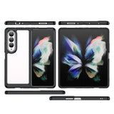 Space Case Samsung F936 Z Fold 3 5G (läbipaistev/must)