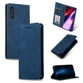 Ümbris kaanega Business Style Samsung S916 S23 Plus 5G (tumesinine)
