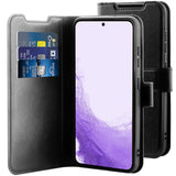 Ümbris kaanega BeHello Samsung A725 A72 (must)