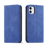 Ümbris kaanega Fancy Pouch iPhone 12 / 12 Pro (sinine)