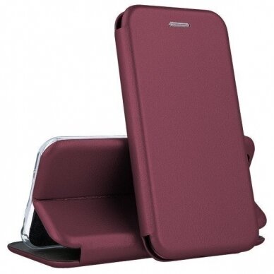Ümbris kaanega Book Elegance Xiaomi Redmi 10c (viinamari)
