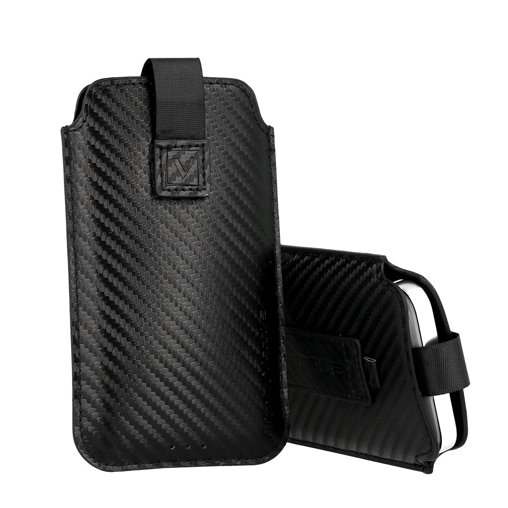 Universaalne ümbris Vennus Carbon Samsung A31 / A51 / M21 / S10 Plus Apple iPhone XS Max / 11 Pro Max Huawei P40 Pro / P40 Lite / Y6p size 17 (must)