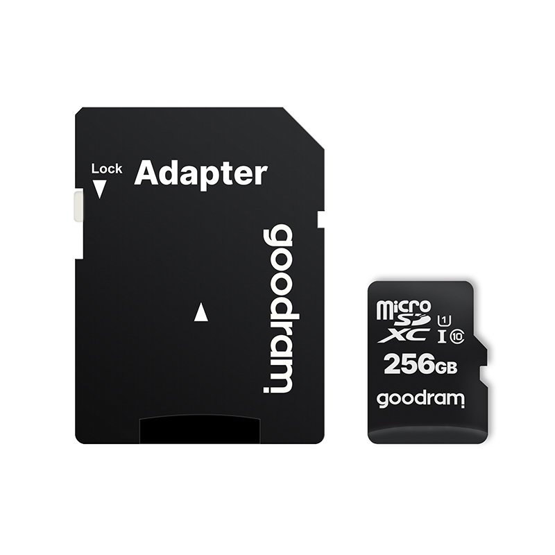 Mälukaart Micro SD Goodram 256 GB HC UHS-I Class 10 + SD Adapter