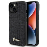 Guess Ümbris Disco Metal Script iPhone 15 (must)