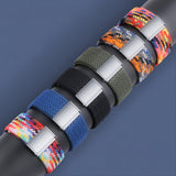 Kellarihm Fabric Band Apple Watch 42 / 44 / 45 mm (sinine/roheline)