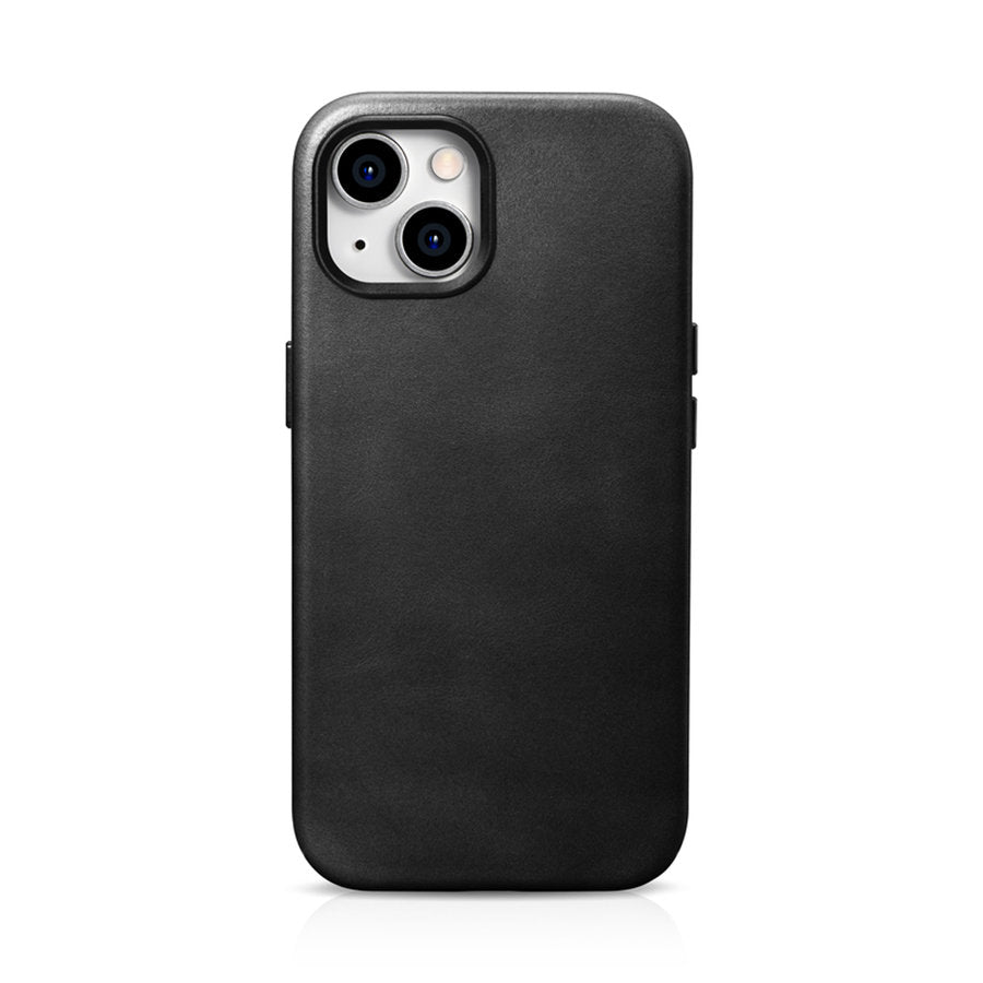 Ümbris iCarer Oil Wax Premium Leather iPhone 15 Plus MagSafe (must)