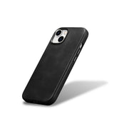 Ümbris iCarer Oil Wax Premium Leather iPhone 15 Plus MagSafe (must)