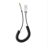 Adapter Baseus Bluetooth 5.0, USB - 3.5mm autole (hõbe/must)