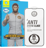 Kaitseklaas "Mr. Monkey Silk 2.5D" Full Glue Iphone 12 Pro Max Anti-Static (must)