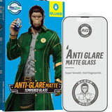 Kaitseklaas "Mr. Monkey Anti-Glare" Full Glue Iphone 15 Pro Matte (must)