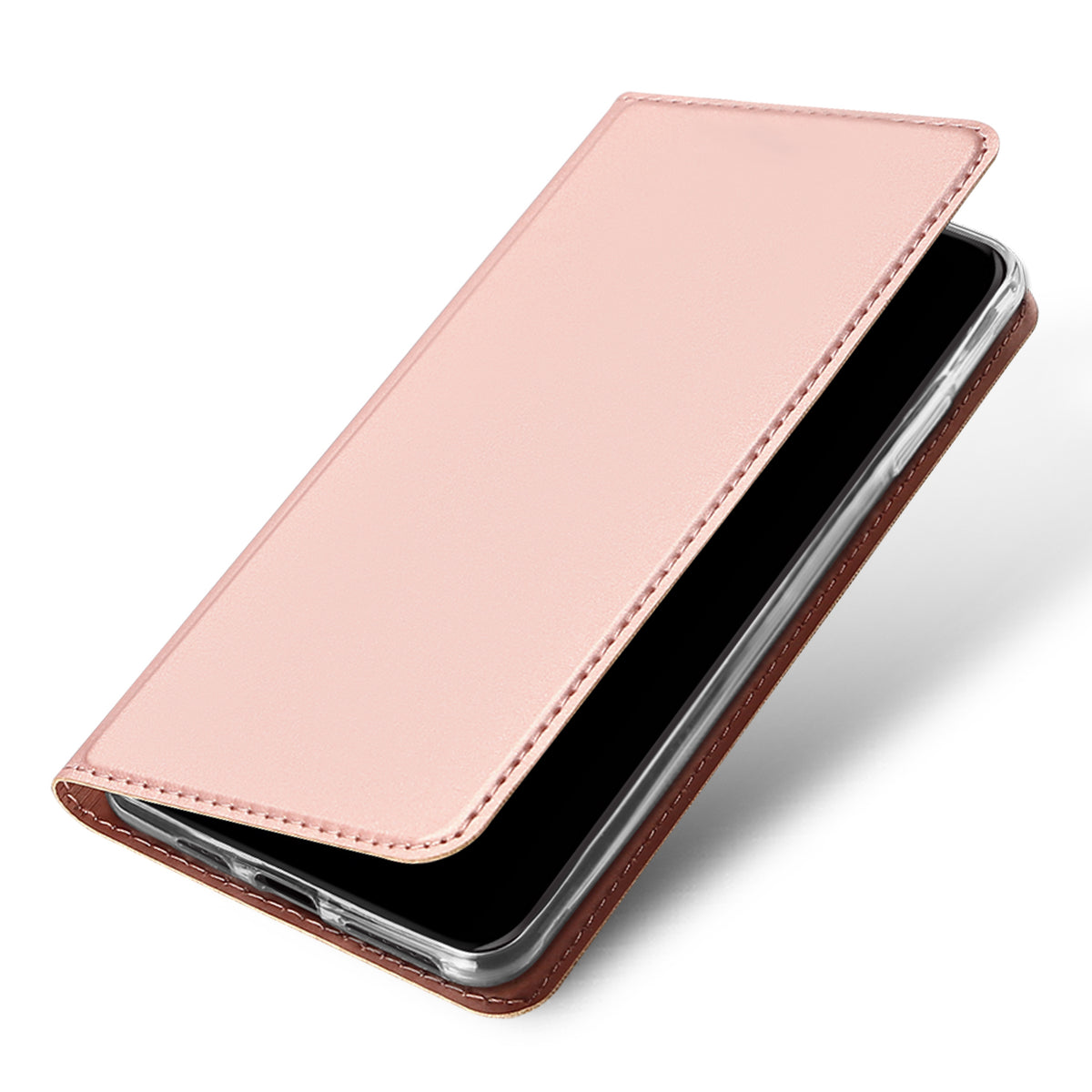 Ümbris kaanega Dux Ducis "Skin Pro" Samsung A415/ Galaxy A41 (roosa kuld)
