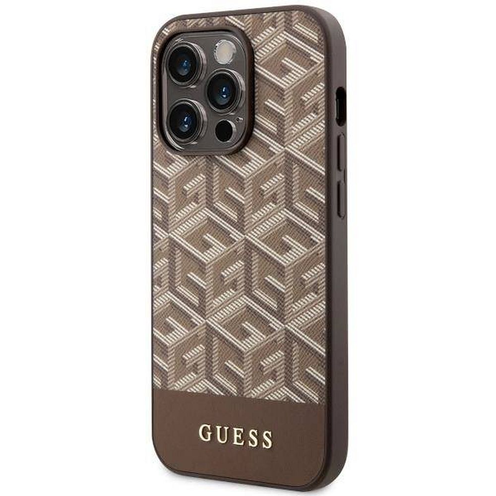 Guess MagSafe Ümbris GUHMP14XHGCFSEW Iphone 14 Pro Max (pruun)