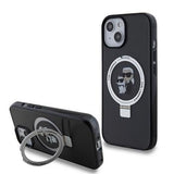 Karl Lagerfeld Ümbris MagSafe KLHMP15SHMRSKCKIML iPhone 15 (must)