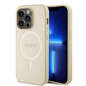 Guess Ümbris MagSafe GUHMP15LPSAHMCB iPhone 15 Pro (Beež)