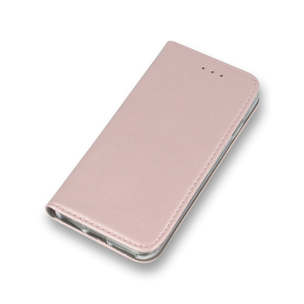 Ümbris kaanega Smart Magnetic Iphone XS Max (roosa kuld)