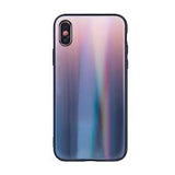 Aurora Glass Ümbris Iphone XS Max (must/pruun)