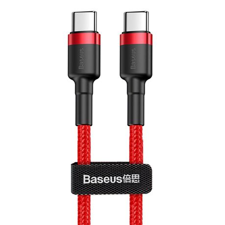 Baseus juhe PD Type-C to Type-C 1M (punane)