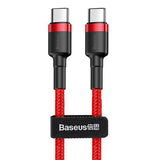 Baseus juhe PD Type-C to Type-C 1M (punane)