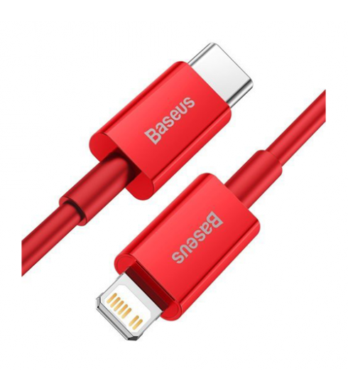 Baseus juhe 20W Type-C to Lightning 1M (punane)