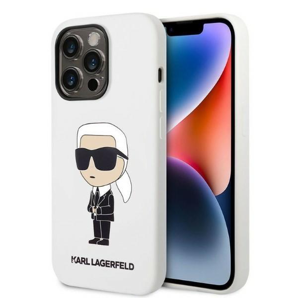 Karl Lagerfeld Ümbris KLHCP14LSNIKBCH Iphone 14 Pro (valge)