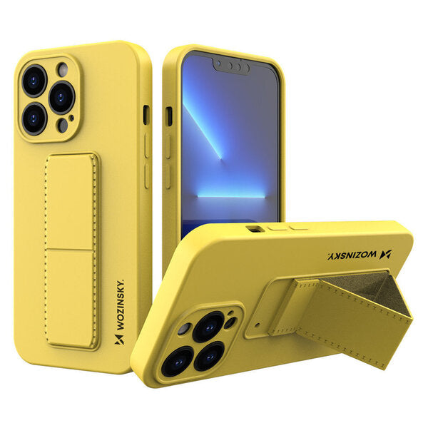 Ümbris Wozinsky Kickstand iPhone 12 Pro (kollane)