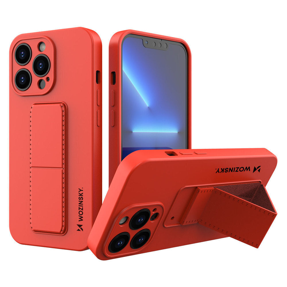 Ümbris Wozinsky Kickstand iPhone 12 Pro (punane)
