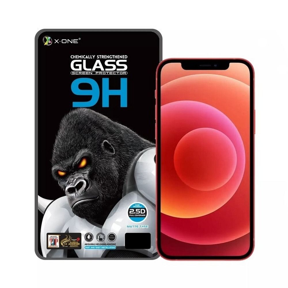 Kaitseklaas X-One Full Glue Iphone 12 / 12 Pro (must)