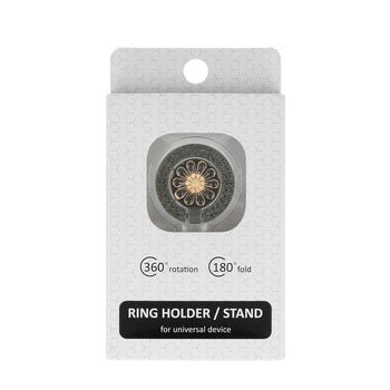 Flower Ring hoidik (must)