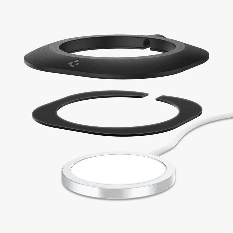 Alus-hoidja Magsafe laadijale Spigen Mag Fit (must)