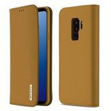 Ümbris kaanega Dux Ducis nahast Samsung Galaxy S9 (pruun)