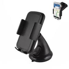 Telefoni hoidik autosse universaalne (must)