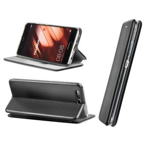 Ümbris kaanega Book Elegance Samsung G920 S6 (must)