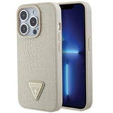 Guess Ümbris GUHCP15XPCRTHCD Triangle Metal Logo iPhone 15 Pro Max (roosa)