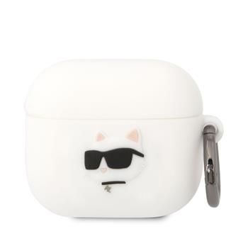 Kaitseümbris Karl Lagerfeld KLAPRUNCHH AirPods Pro (valge)