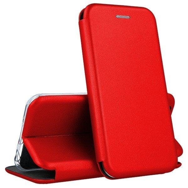 Ümbris kaanega Book Elegance Samsung A145 / A146 / A14 4G / A14 5G (punane)