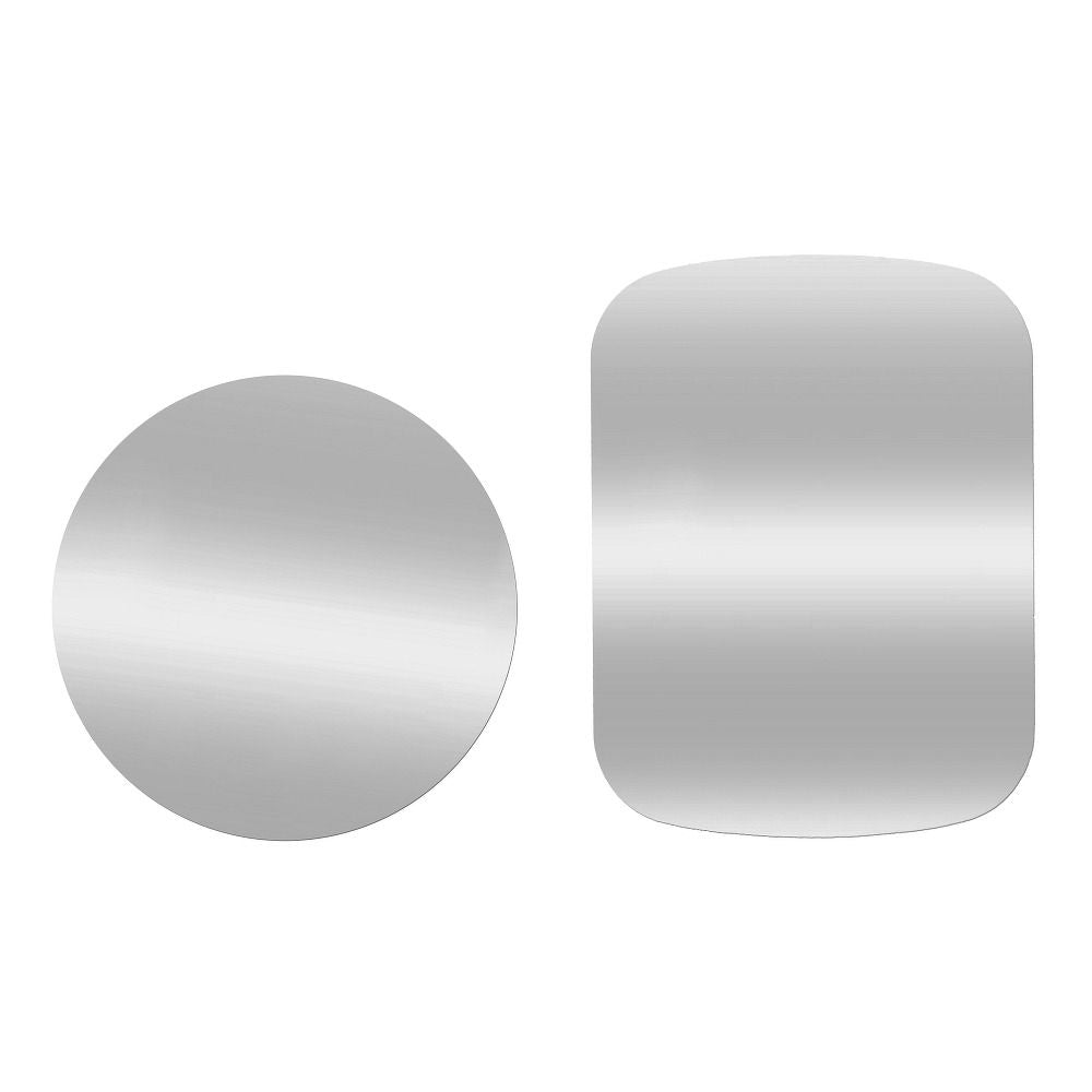Magnet kleebised telefonile (2 tk/hõbe)