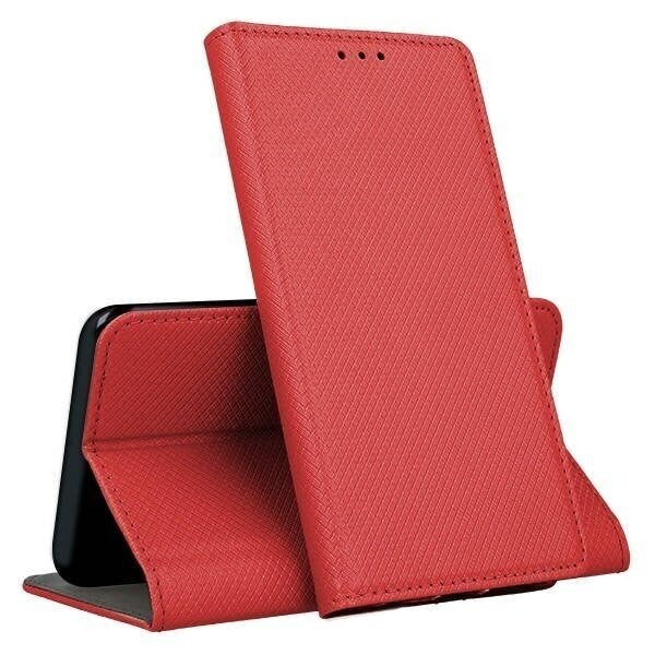Ümbris kaanega "Smart Magnet" Samsung A556 A55 5G (punane)
