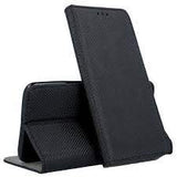 Ümbris kaanega "Smart Magnet" Samsung A556 A55 5G (must)