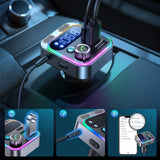 Bluetooth Transmitter Joyroom JR-CL16 (FM, MP3,Type-C 48W / 2xUSB-A) (must)