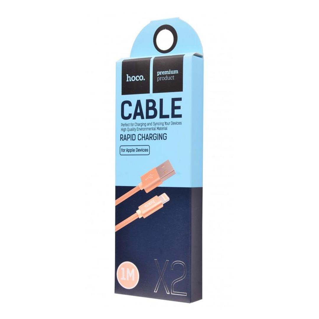 USB juhe Hoco X2 Iphone 5/ 5S/ 6/ 7 (1m/kuldne)