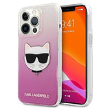 Karl Lagerfeld Ümbris KLHCP13LCTRP Iphone 13 Pro (läbipaistev/roosa)